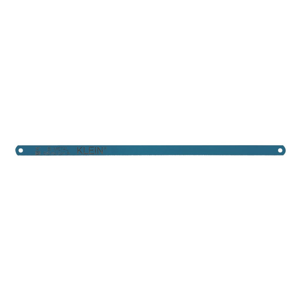 Klein® KLE1218BI Bi-Metal Hacksaw Blades, 18 TPI, 100-Pack