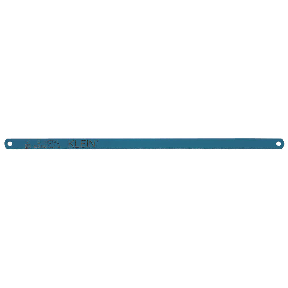 Klein® KLE1218BI Bi-Metal Hacksaw Blades, 18 TPI, 100-Pack