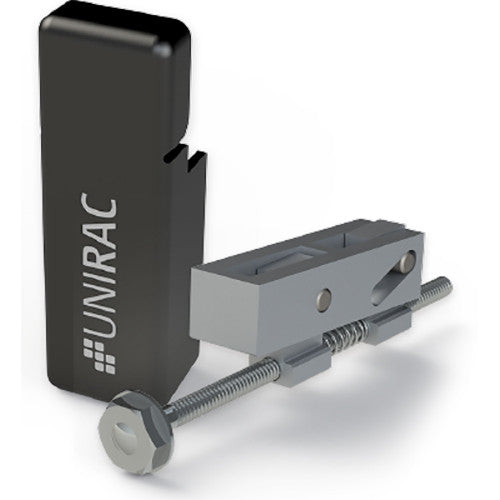 Unirac SolarMount End Clamp, PRO Series with End Cap