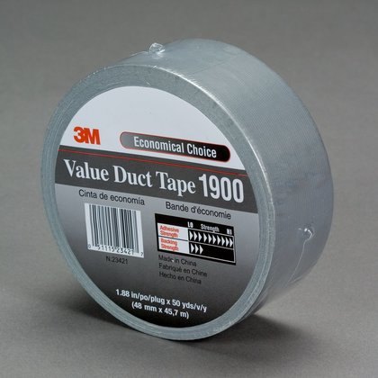 3M™ 1900 Duct Tape, Silver, 48 mm x 50 yd