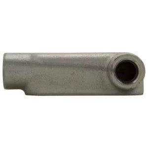 Crouse-Hinds Condulet® LL37 Type LL Conduit Outlet Body, 1 in Hub, Form 7, Feraloy® Iron Alloy, Aluminum Acrylic Painted/Electro-Galvanized