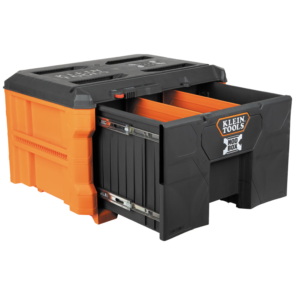 Klein® KLE54821MB MODbox Single Drawer Tool Box, 50 lb. Capacity