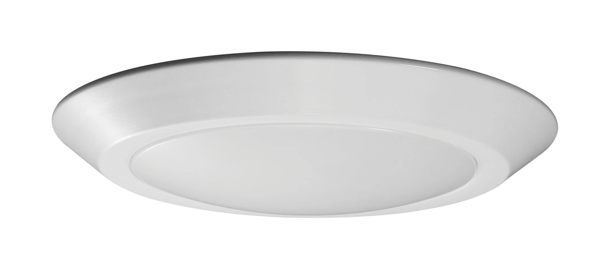 NUVO® by SATCO 62/1365 10 in. LED Flush Mount Disk Light, 5000K, 700 Lumens, Dimmable, White Finish