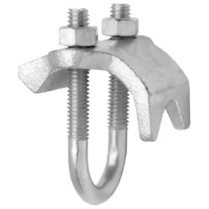 Crouse-Hinds RAC125HD Right Angle Conduit Clamp, 1-1/4 in, For Use With Rigid/IMC Conduit, Malleable Iron, Hot Dipped Galvanized