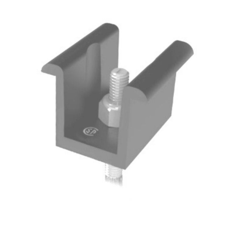 Unirac SolarMount Mid Clamp, PRO Series, Mill Finish