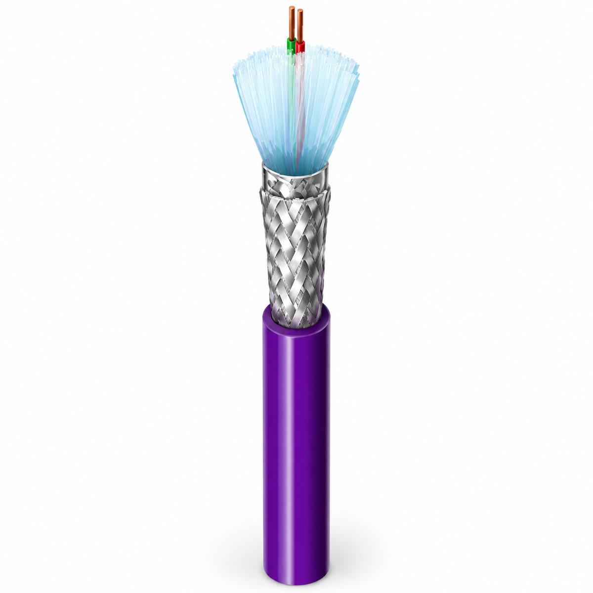 Belden® 3079A Profibus DP Cable, 22 AWG, 1 Pair, PE Insulation, PVC Jacket