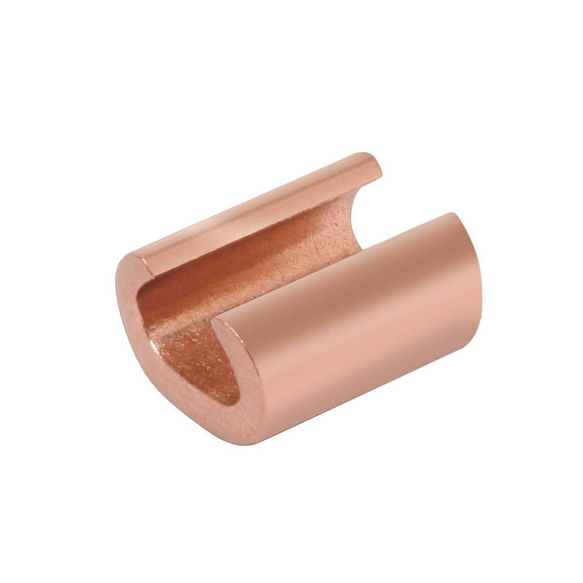 BURNDY® CRIMPIT™ YC4C4 Type YC-C Compression C-Tap Connector, C Shape, 14 to 8 AWG Main/Run, 4 AWG Tap, Copper