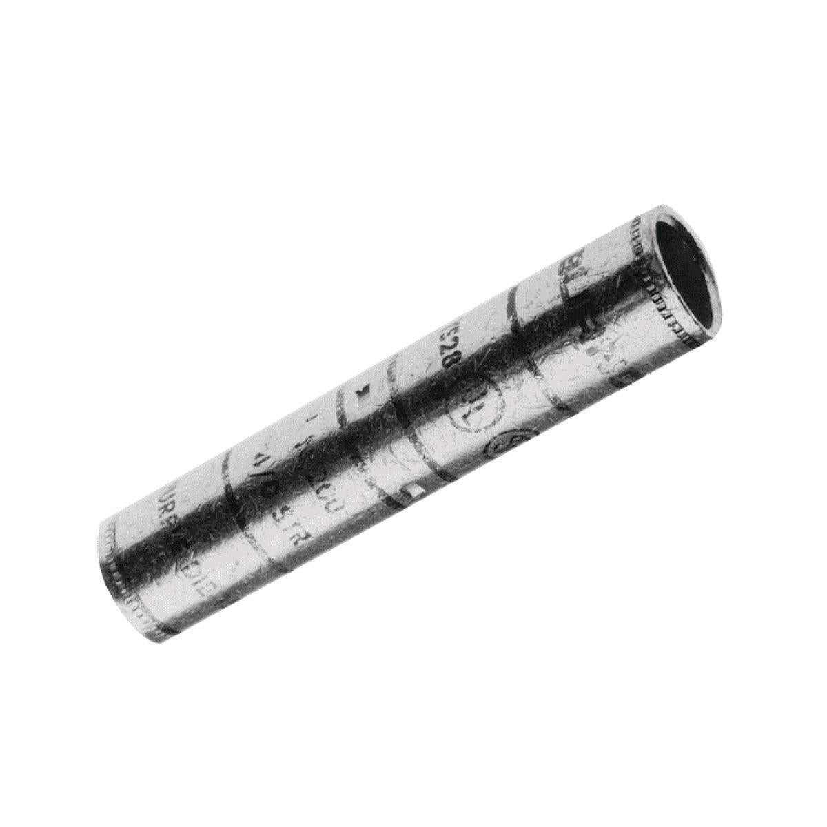 BURNDY® HYLINK™ YS2C Type YS Long Barrel Compression Butt Splice, 2 AWG Conductor, 2.82 in L, Long Barrel, Copper, Brown