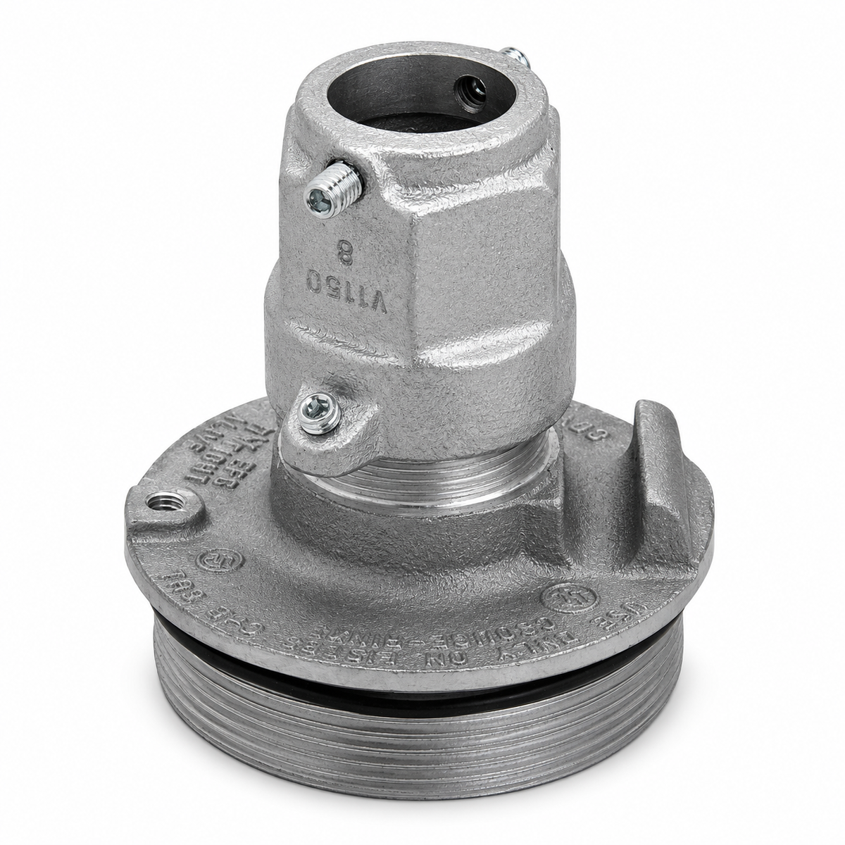 Eaton Crouse-Hinds® GUA0687 Condulet Fixture Cover, 3-Hub, 3/4 in. Stem, Copper-Free Aluminum