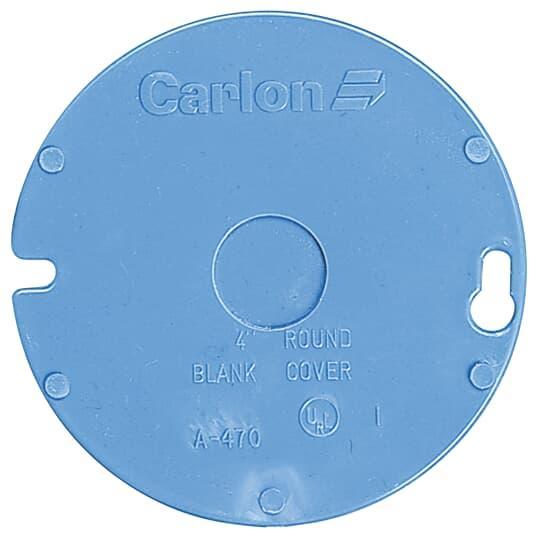 PVC BLANK COVER OCT. KO 1/2'' ENT