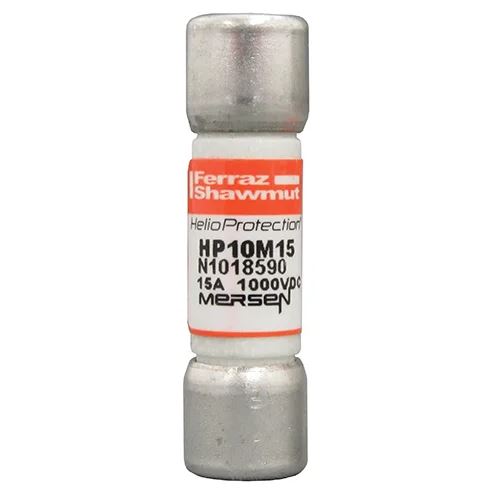 Mersen® HP10M15 HelioProtection® PV Fuse, 1000VDC, 15A, Midget gPV