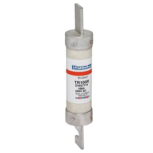 Mersen® TR100R Tri-Onic® Fuse, Class RK5 Time Delay, 250V, 100A