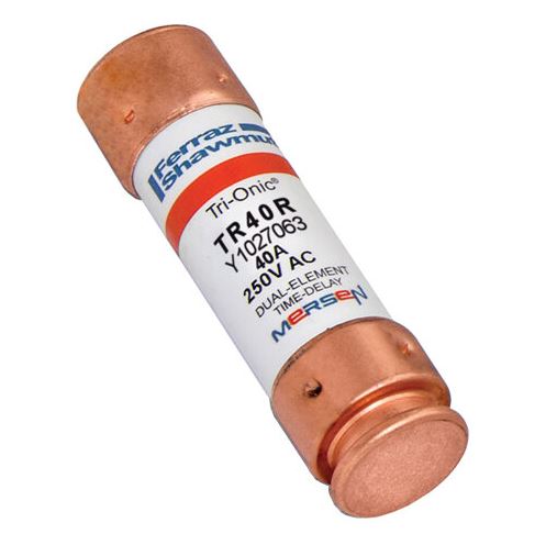 Mersen® TR40R Tri-Onic® Fuse, Class RK5 Time Delay, 250V, 40A