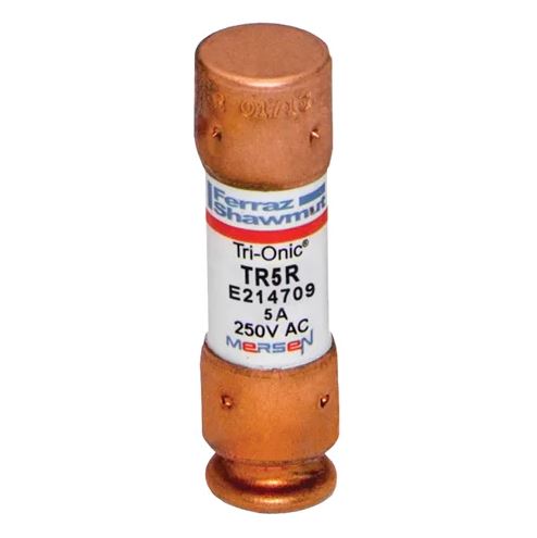 Mersen® TR5R Tri-Onic® Fuse, Class RK5 Time Delay, 250V, 5A