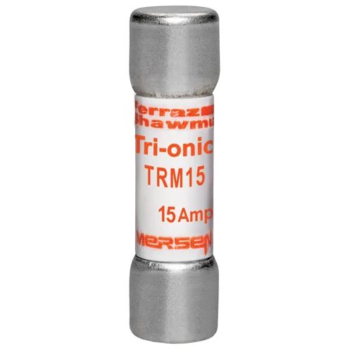Mersen® TRM15 Tri-Onic® Fuse, Midget Time Delay, 250V, 15A