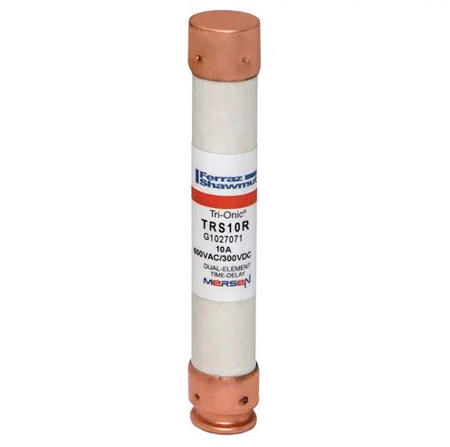 Mersen® TRS10R Tri-Onic® Fuse, Class RK5 Time Delay, 600V, 10A