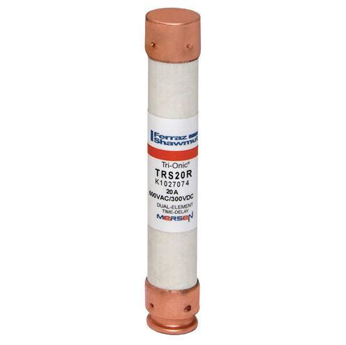 Mersen® TRS20R Tri-Onic® Fuse, Class RK5 Time Delay, 600V, 20A