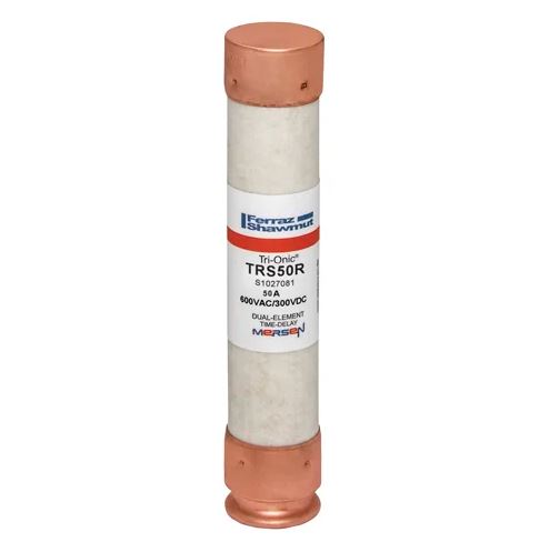 Mersen® TRS50R Tri-Onic® Fuse, Class RK5 Time Delay, 600V, 50A