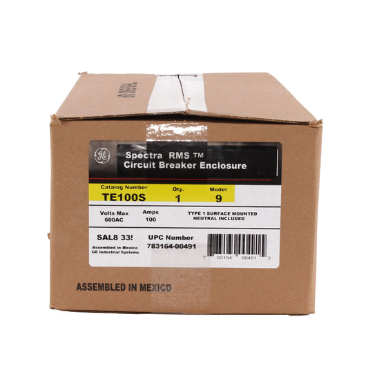 ABB Spectra® RMS TE100S Circuit Breaker Enclosure, 7.9 in W x 4.7 in D x 17 in H, NEMA 1 NEMA Rating, Steel