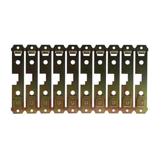 ABB TQCBMPA10 10-Pole Back Screw Mounting Plate, For Use With THQC Frame, 240 VAC Q-Line Molded Case Circuit Breaker