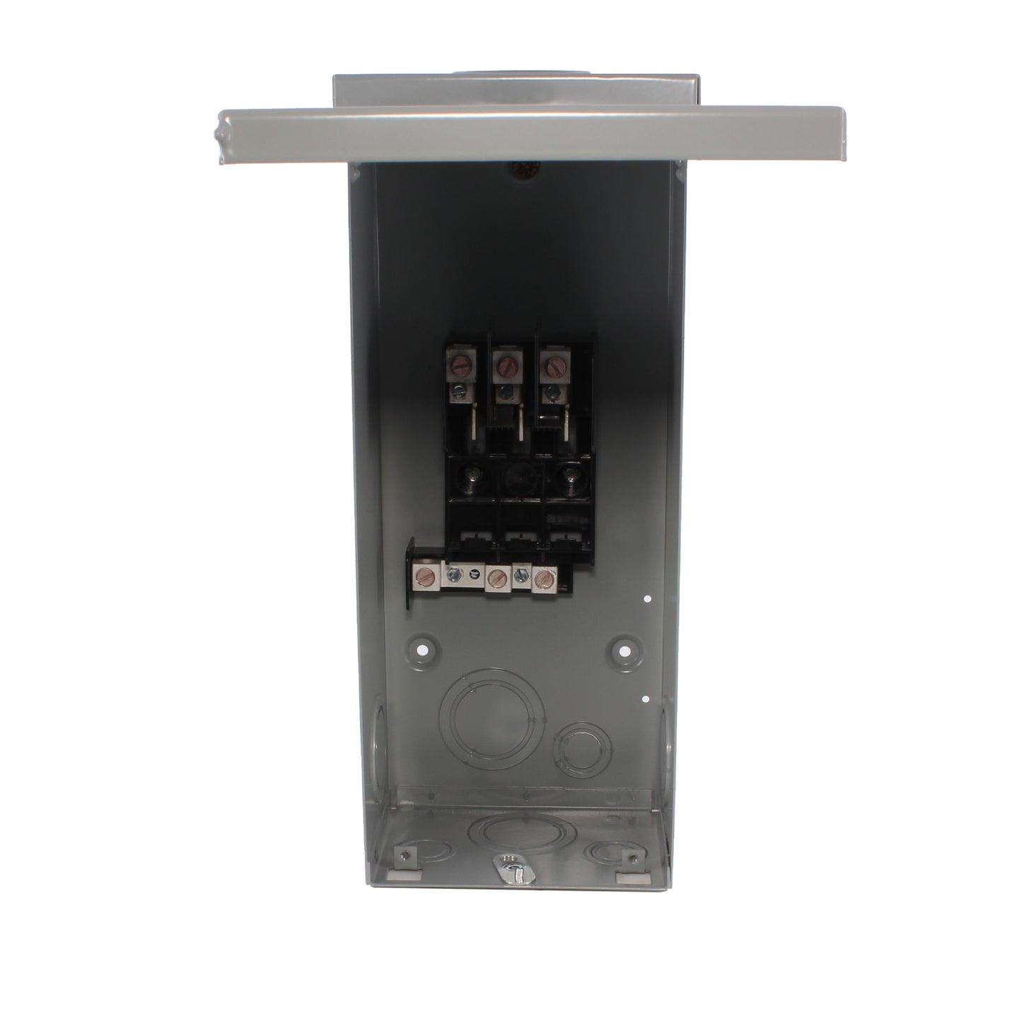 GE QLINE TQL100R Circuit Breaker Enclosure, 6.9 in W x 5 in D x 17 in H, NEMA 3R NEMA Rating, Steel
