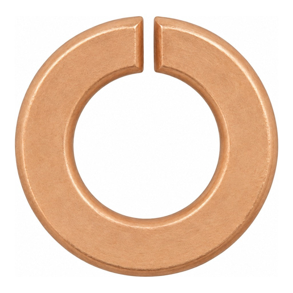 1/2 Split Lock Washer, Silicon Bronze