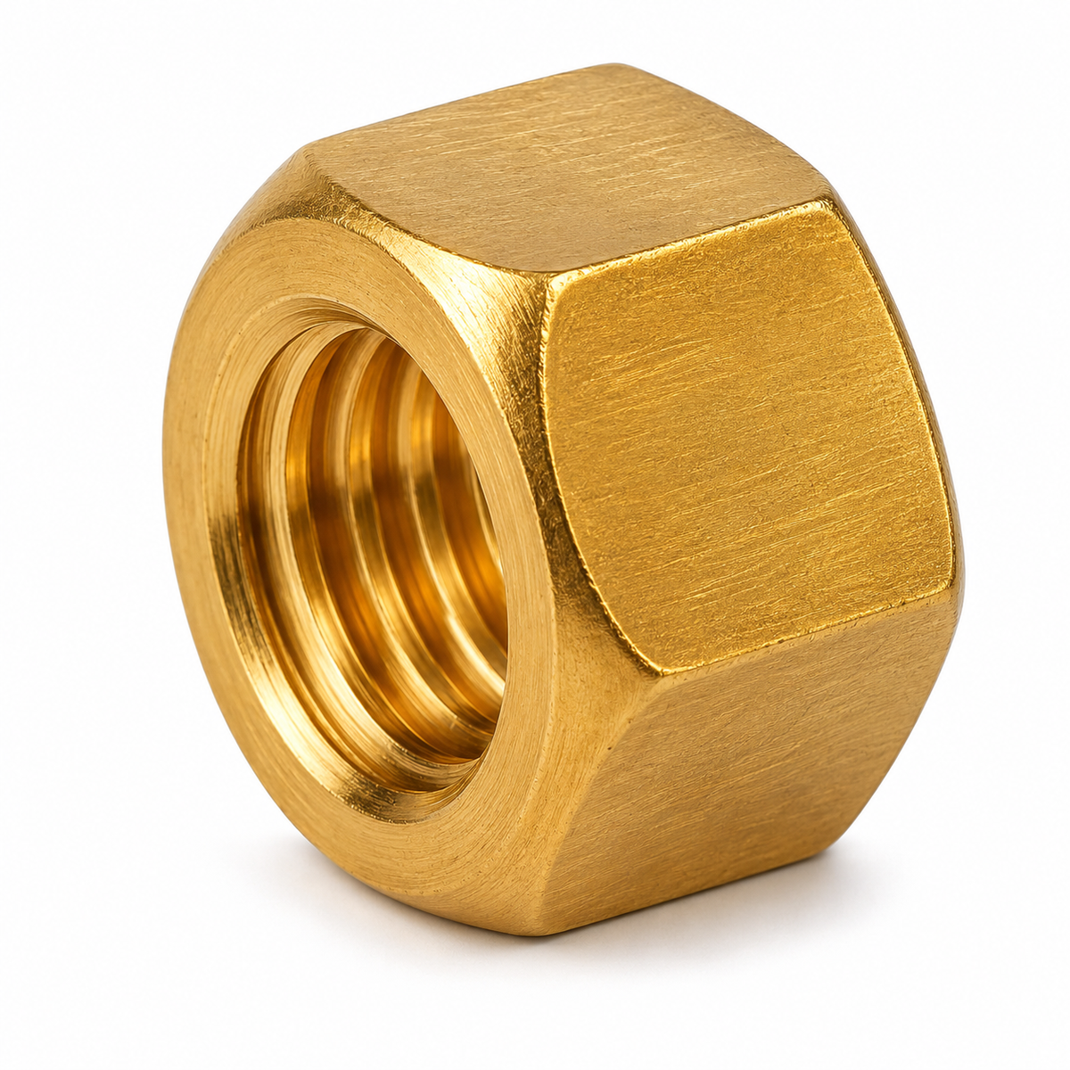 1/4-20 Hex Nut, Silicon Bronze
