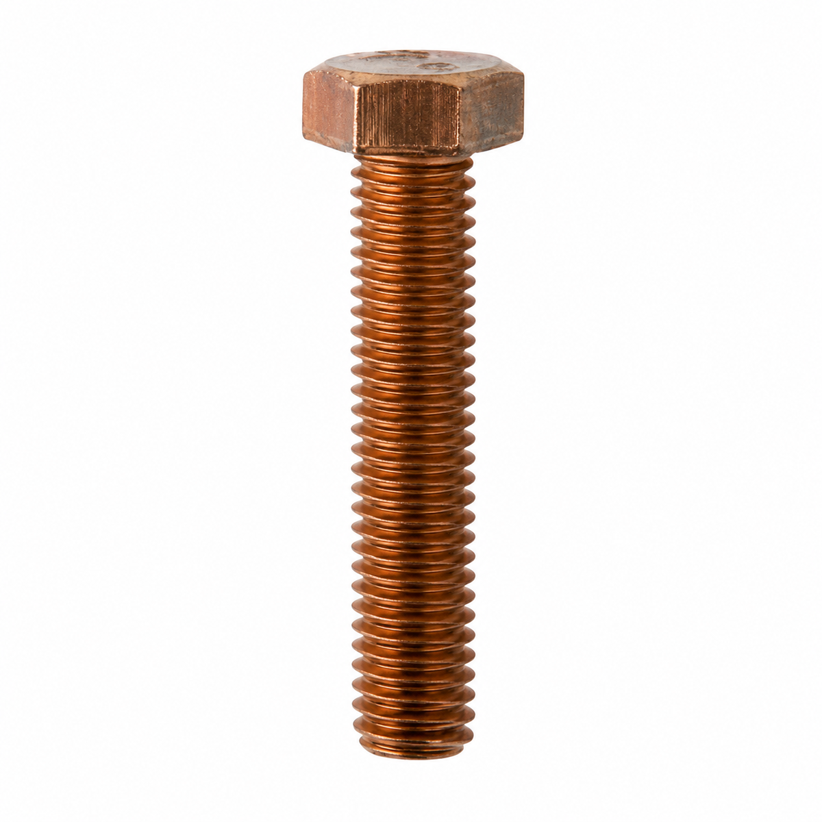 3/8-16 x 1-1/2 Hex Cap Screw, Grade 5, Silicon Bronze