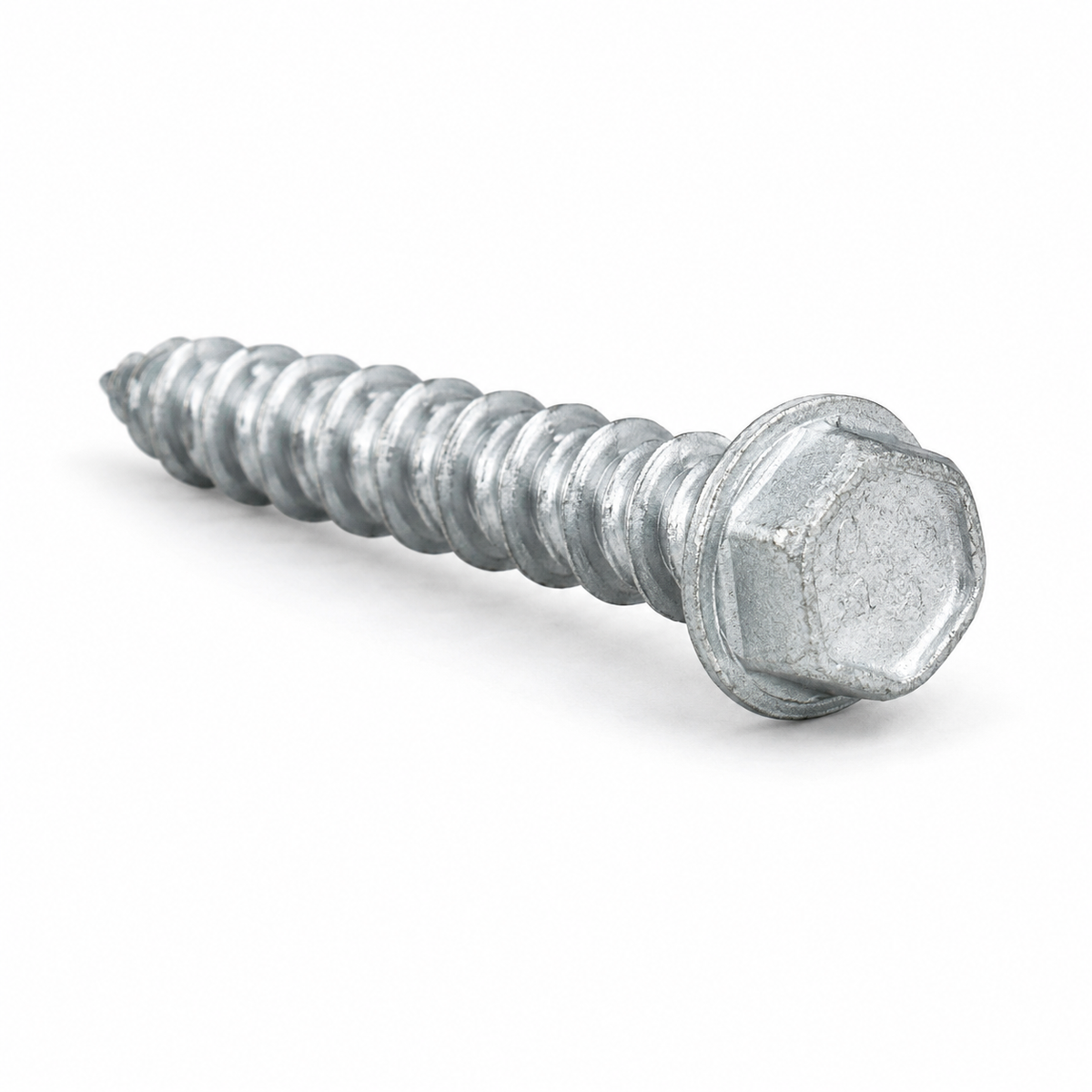 Tapcon® 1/4 x 1-3/4 Silver Hex Flange Head Concrete Screw