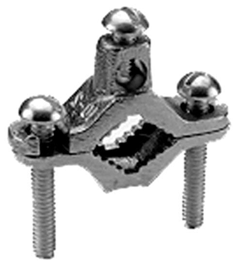 BURNDY® C4 Grounding Clamp, 10 to 2 AWG Conductor, Cast Bronze