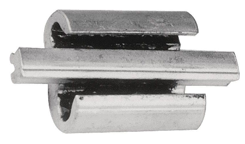BURNDY® CABELOK™ CRIMPIT™ YP28U26 3-Shaped Type YP-U Reversible Universal Wide Range Tap Connector, 266.8 kcmil, 4/0 AWG Min Run/Tap, 266.8 kcmil, 1/0 AWG Max Run/Tap, Aluminum