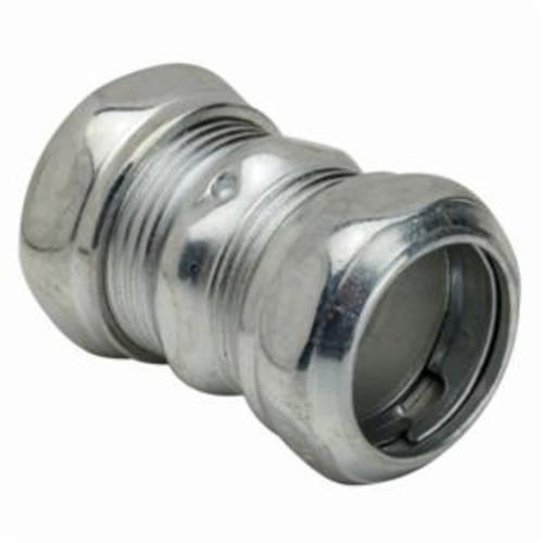 675S Set Screw Connector, 1-1/2 in Trade, For Use With Rigid/IMC Conduit to Outlet Box/Metal Enclosure, Malleable Iron, Zinc Plated