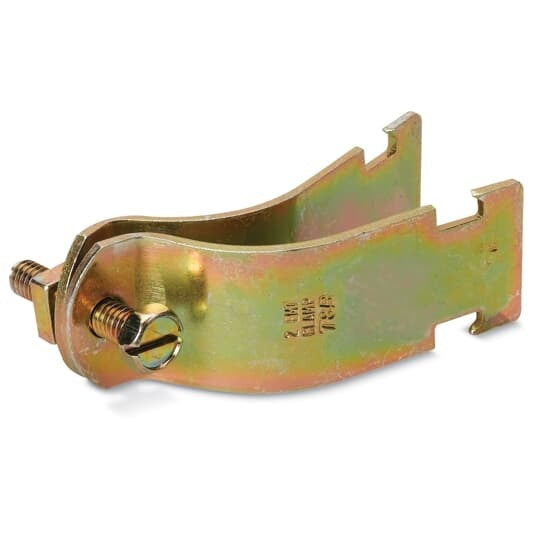 C-105-1-1/2SS C105 Pipe Strap, 1-1/2 in Nominal, 800 lb Load, 1.9 in OD, 304 Stainless Steel