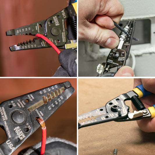 Klein® 11055 Solid and Stranded Copper Wire Stripper and Cutter