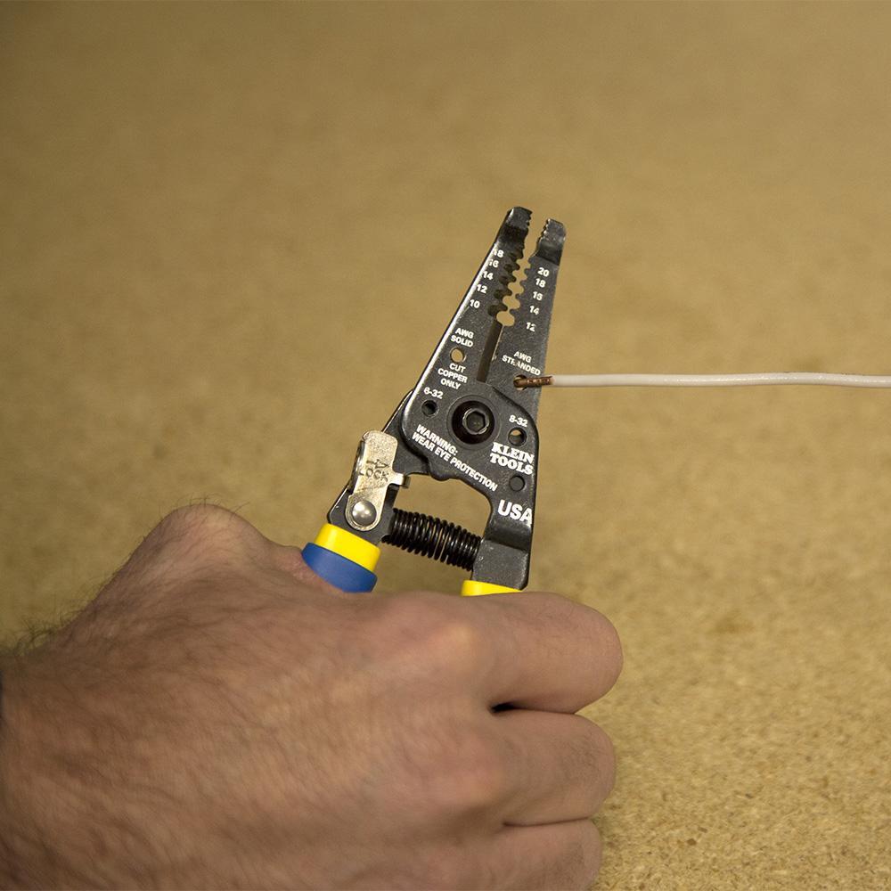 Klein® 11055 Solid and Stranded Copper Wire Stripper and Cutter