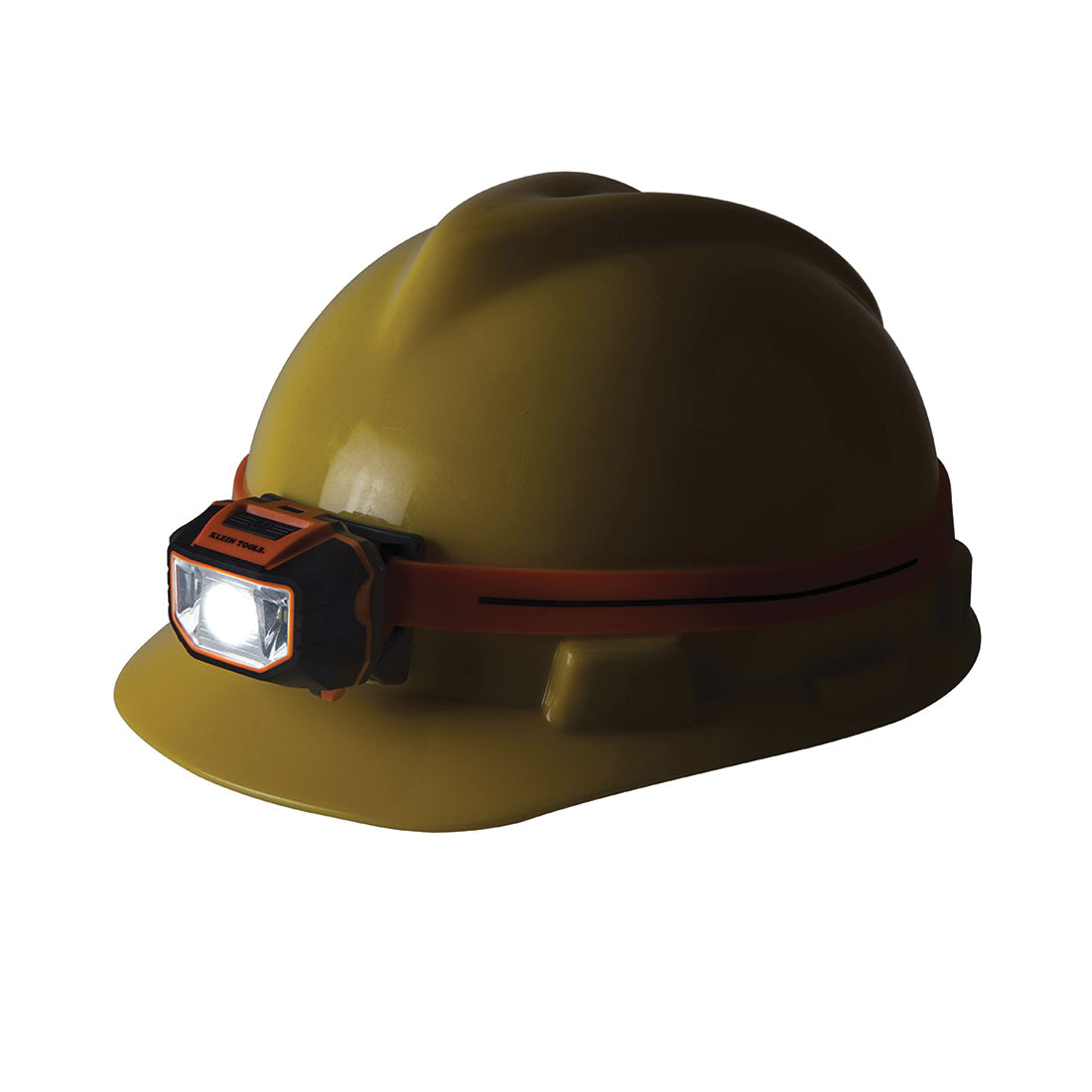 Klein® 56220 LED Headlamp with Silicone Hard Hat Strap