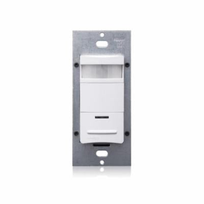 Leviton® ODS06-INW 1-Pole Wall Mount Occupancy Sensor, 120/230/277 VAC, Passive Infrared Sensor, 1600 sq-ft Coverage, 180 deg, Wall Mount
