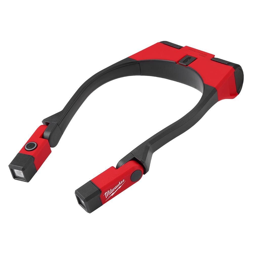 Milwaukee 211721 Neck Light, 400 Lumens, USB Rechargeable, Flexible Neck