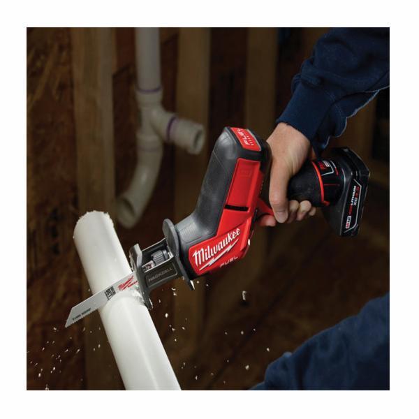 Milwaukee M12 FUEL 2520-21XC Cordless Reciprocating Saw Kit, 5/8 in L Stroke, 3000 spm, Straight Stroke, 12 VDC, 13-1/4 in OAL