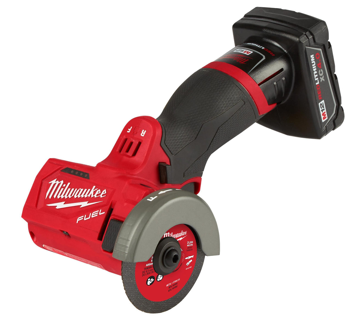 Milwaukee M12 FUEL 2522-21XC Compact Cordless Cut-Off Saw Kit, 3 in Blade