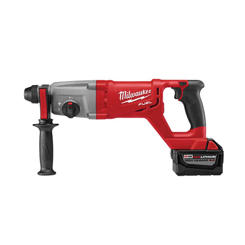 Milwaukee M18 FUEL 2713-22 Cordless Rotary Hammer Kit, 1 in SDS Plus Chuck, 18 VAC, 0 to 1500 rpm No-Load, Li-Ion Battery