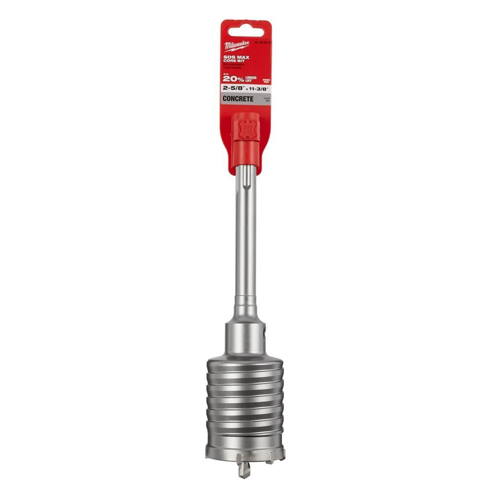 Milwaukee 48-20-5412 1-Piece Core Bit, 2-5/8 in Drill - Fraction, 2.625 in Drill - Decimal Inch