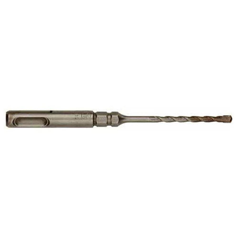 Milwaukee 48-20-7092 2-Cutter Heavy Duty Rotary Hammer Drill Bit With Hex Shoulder, 3/16 in Drill Bit, 1/4 in Hex/SDS Shank, 4 in D Cutting, Carbide Cutting Edge, 7 in OAL