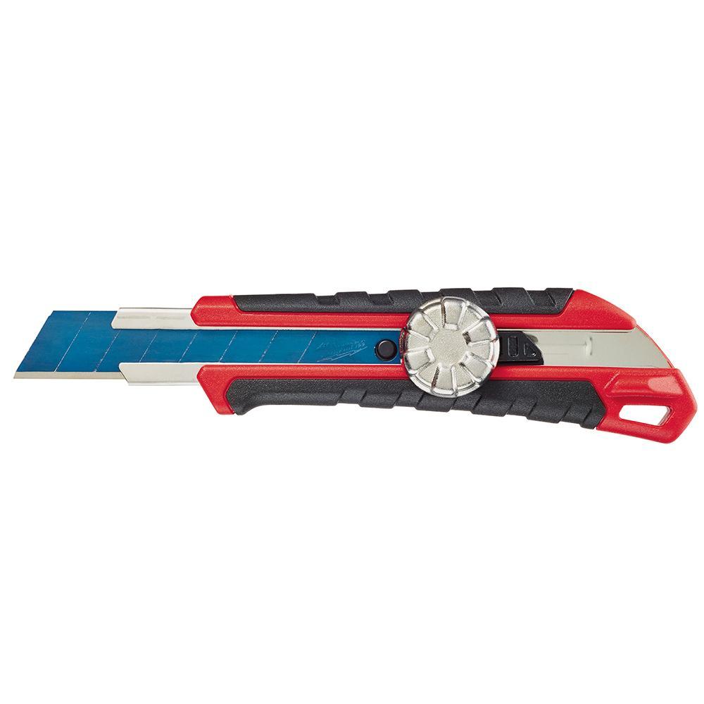 Milwaukee 48221961 18mm Snap-Off Knife with Metal Lock, Precision Cut Blade
