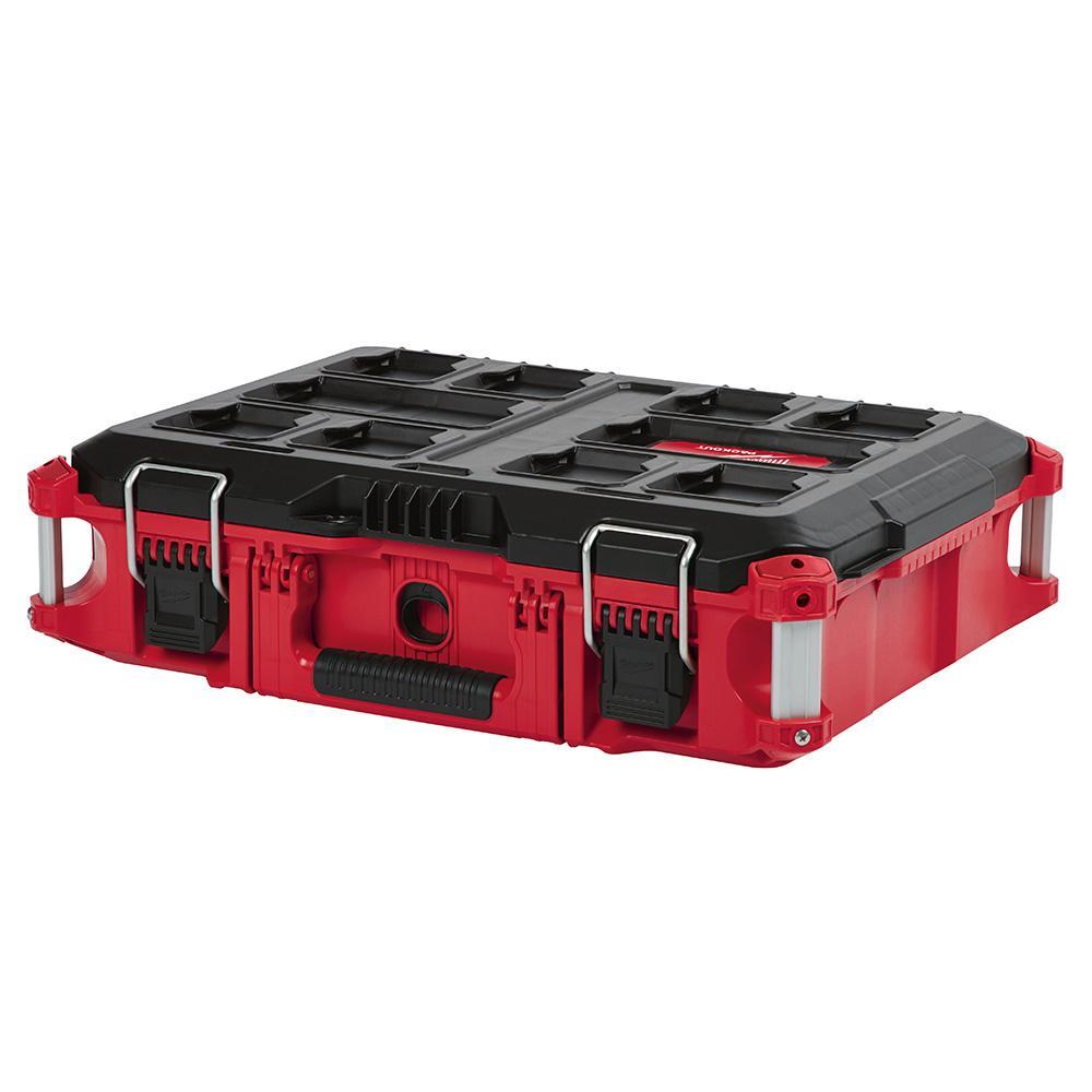 Milwaukee 48228424 PACKOUT Tool Box, 22 in., IP65 Weather Seal, 75 lb Capacity