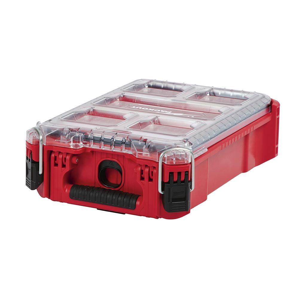 Milwaukee 48228435 PACKOUT Compact Organizer, 5-Bin, IP65, Impact Resistant