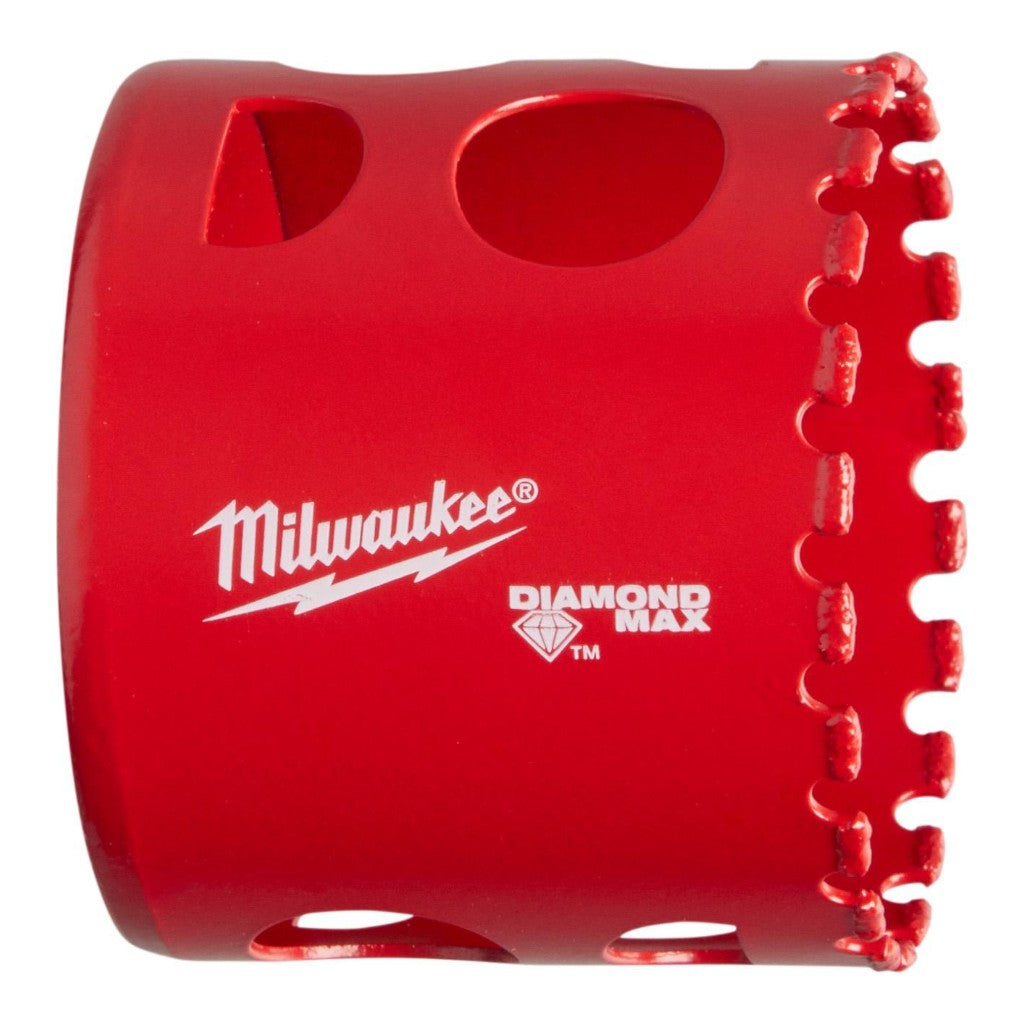Milwaukee 49565645 Diamond MAX 2 in. Hole Saw, For Tile, Stone, and Glass, 10X Longer Life