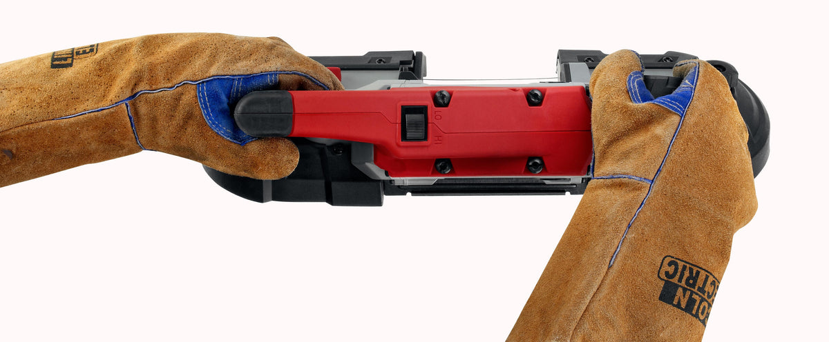 Milwaukee 6238-20 Deep Cut Corded Portable Band Saw, 5 x 5 in Cutting, 44-7/8 in L x 1/2 in W Blade, 120 VAC