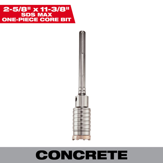 Milwaukee 48-20-5412 1-Piece Core Bit, 2-5/8 in Drill - Fraction, 2.625 in Drill - Decimal Inch