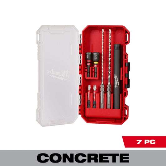 Milwaukee Tapcon 48-20-7497 Installation Kit, 7 Pieces, Carbide